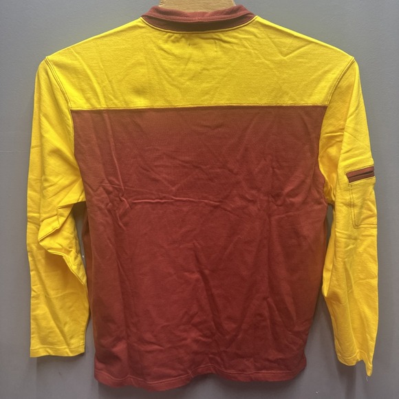 The Territory Ahead Retro 1/4 Zip Cotton Pullover Colorblock Sweatshirt Men's XL - Picture 5 of 8